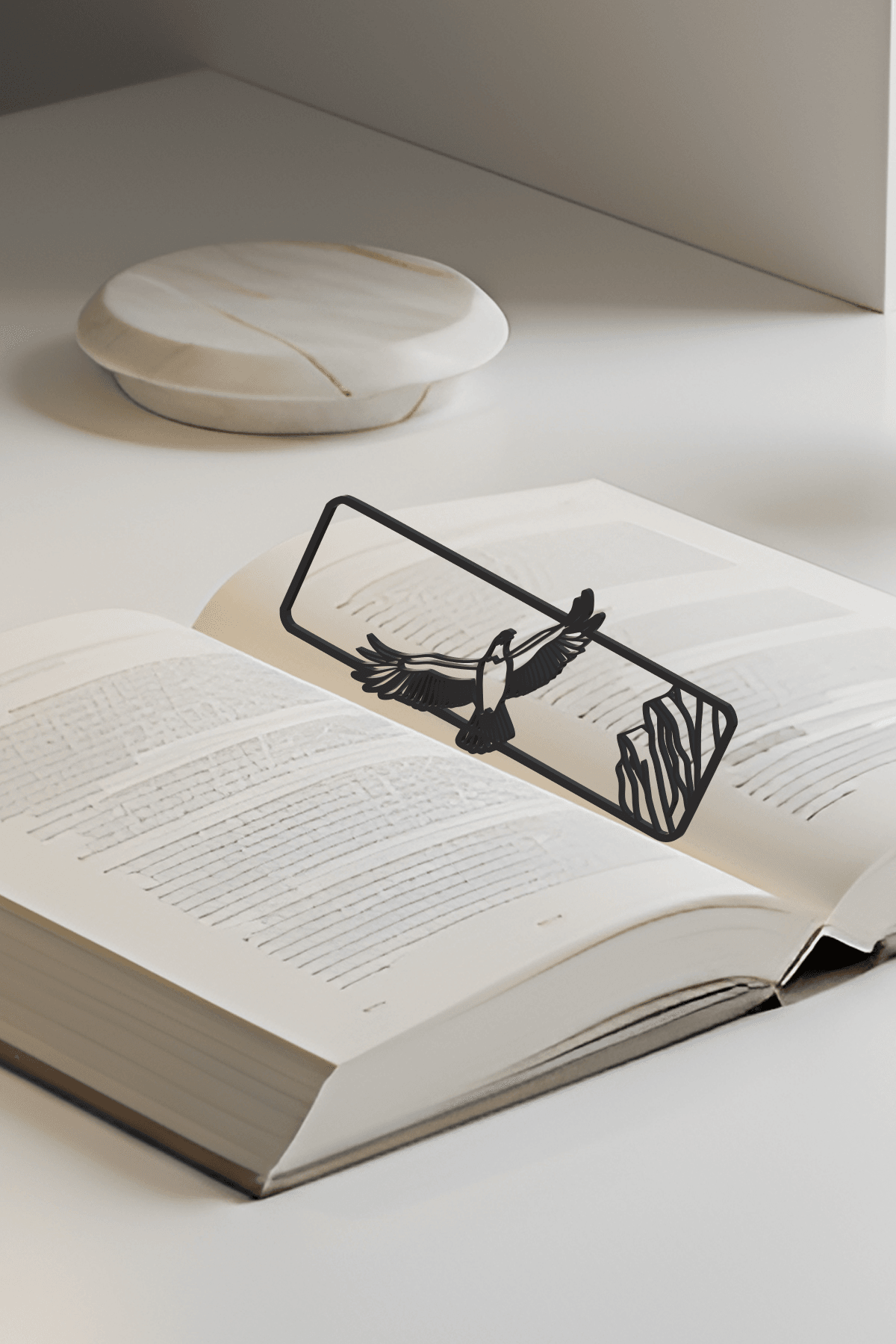 Eagle Bookmark, Gift Idea 3d model