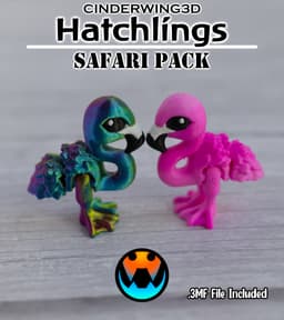 Flamingo - Cinder Hatchling 3d model