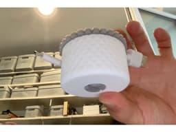 usb cable spool holder organizer 3d model