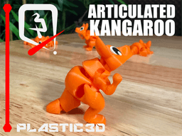 Articulated Kangaroo — The Bouncing Outback Buddy 3d model