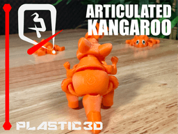 Articulated Kangaroo — The Bouncing Outback Buddy 3d model