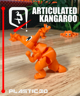 Articulated Kangaroo — The Bouncing Outback Buddy 3d model