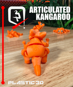 Articulated Kangaroo — The Bouncing Outback Buddy 3d model
