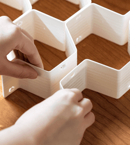 Honeycomb Drawer Divider 3d model