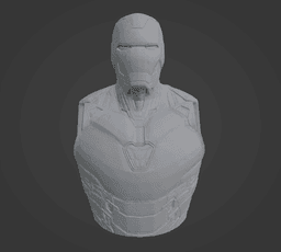 Iron Man Ultra-Detailed Support-Free Bust 3D Model 3d model