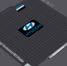 Keychain: Hyundai I 3d model