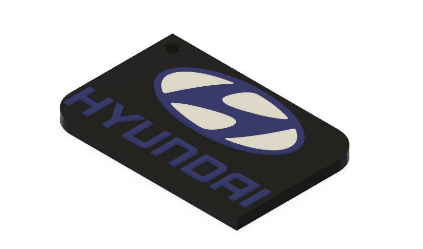 Keychain: Hyundai I 3d model