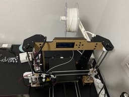 Anet A8 top filament mount - front view - 3d model