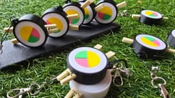 Sushi Roll Keychain mini Puzzle and Fidget! 3d model
