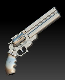 Trigun 45 Revolver 3d model