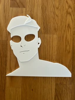 Silueta Invencible 3d model