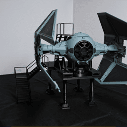 Imperial Hangar Display Stand - Studio Scale (1-24) 3d model