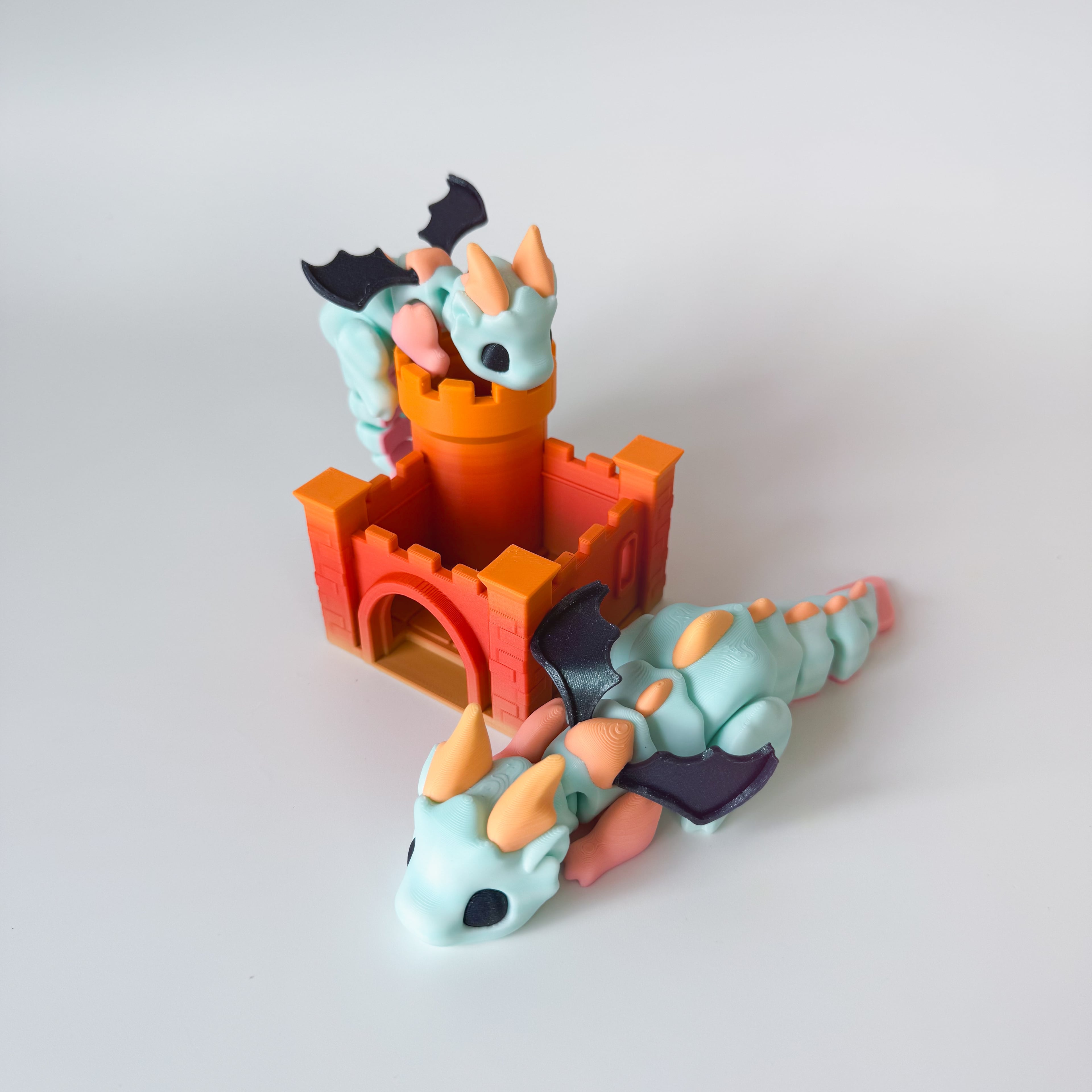 Little dragon flexi 3d model