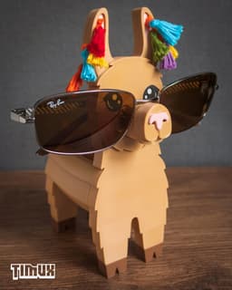 LLAMA GLASSES HOLDER 3d model