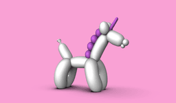 Balloon Unicorn 3d model