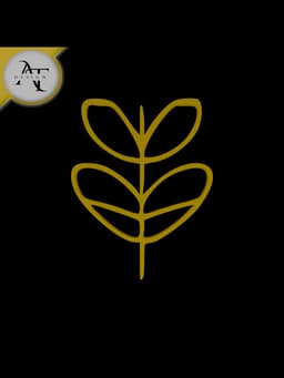 Simple Leaf Symbol - 2D Art 3d model