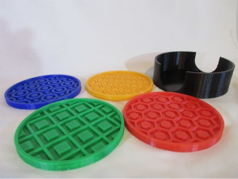 Coasters 3d model