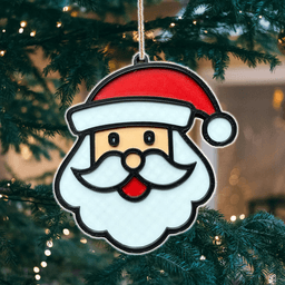 Christmas Santa Clause Tree Ornament 3d model