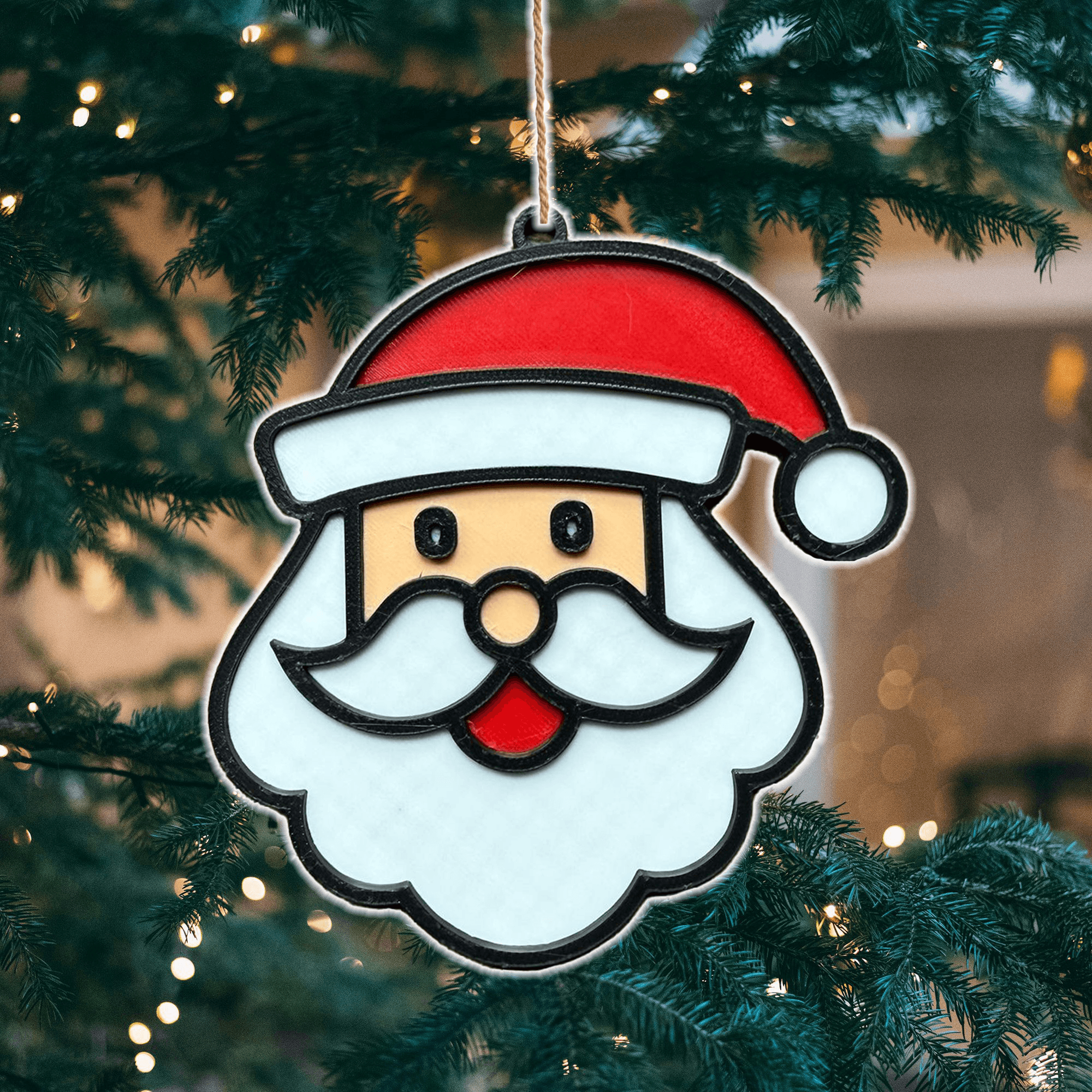 Christmas Santa Clause Tree Ornament 3d model