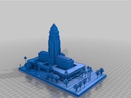 Minecraft Downtown City Hall 3d model