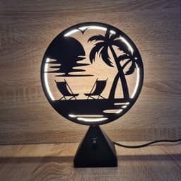 LED Ring Lamp 3d model
