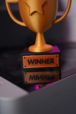 WINNER Trophy - Multipart 3d model