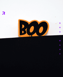 BOO.MARK - Halloween Fun Bookmark by RNDM3D 3d model