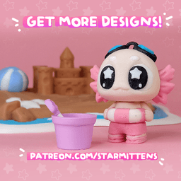 Flexi Cute Baby Kitten 3d model