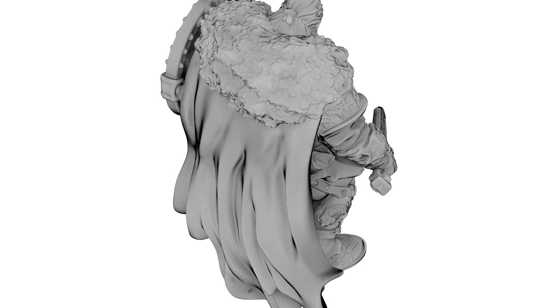 Bearded Warlord 3d model