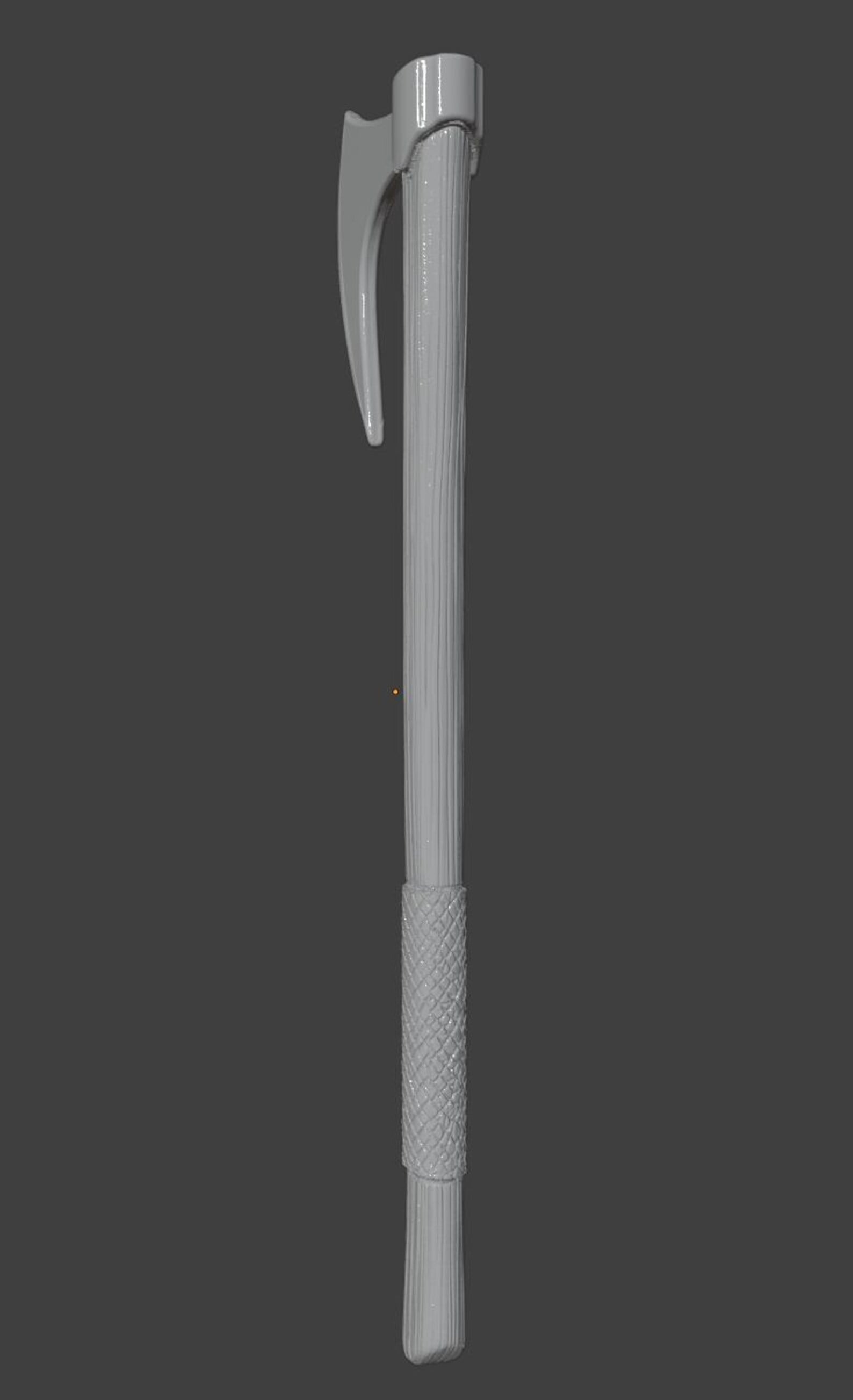 Long Viking Axe 3d model
