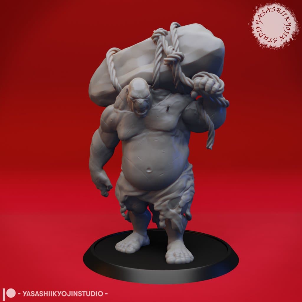 Ogre - Tabletop Miniature 3d model