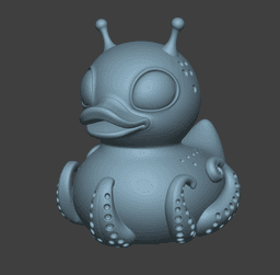 Alien Rubber Ducky 3d model