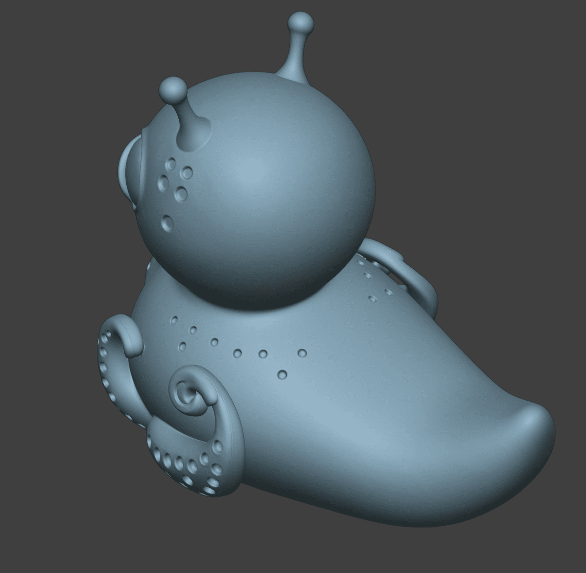 Alien Rubber Ducky 3d model
