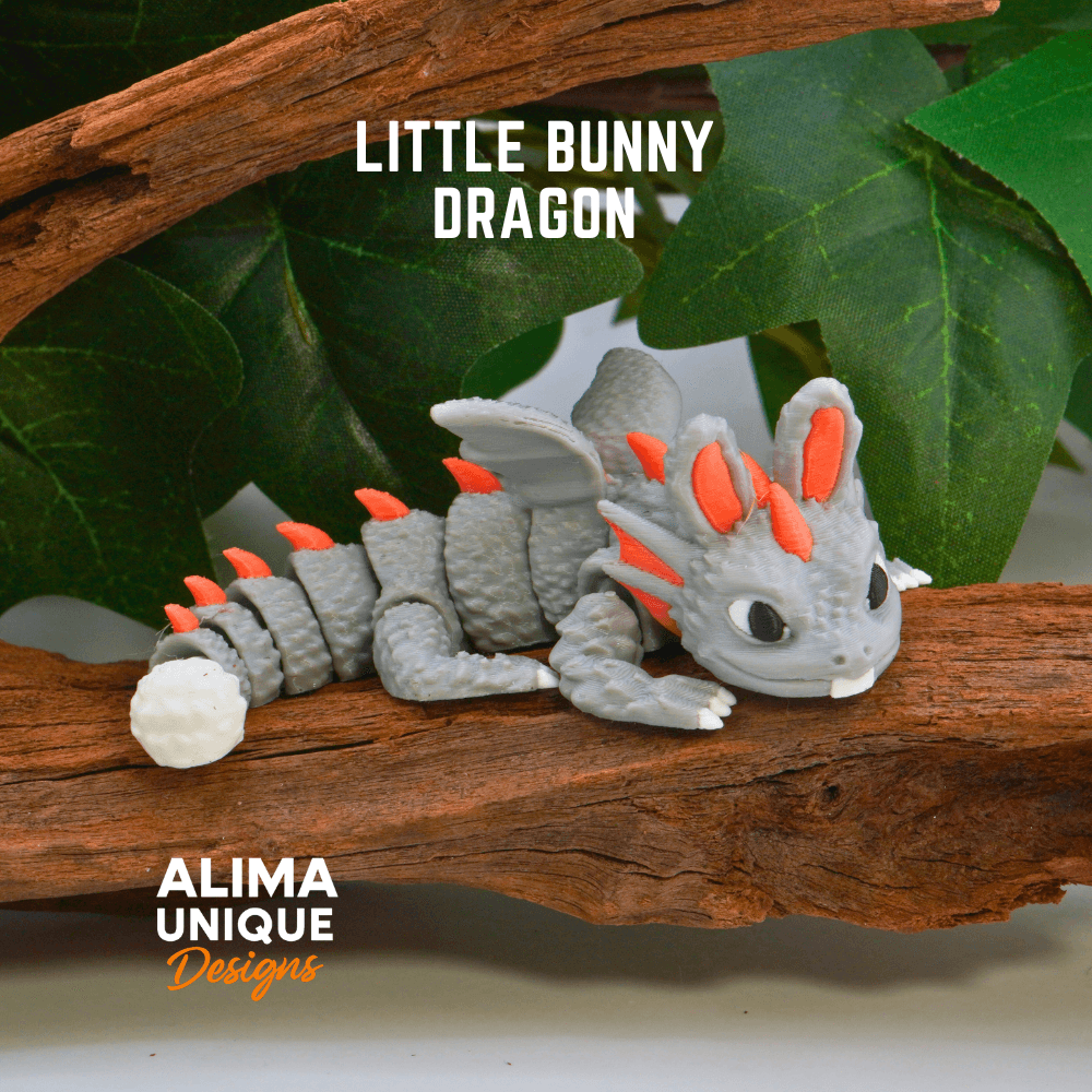 Little Bunny Dragon 3d model