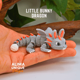 Little Bunny Dragon 3d model