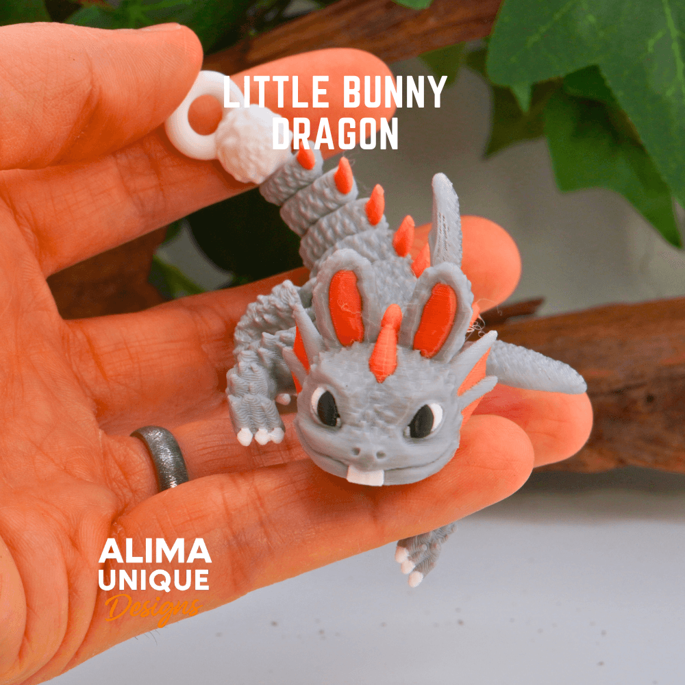 Little Bunny Dragon 3d model