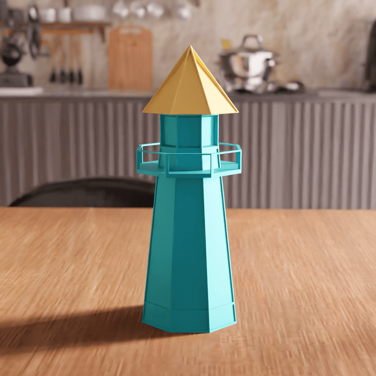 Modular Lighthouse Decorative Desk Toy 3d model