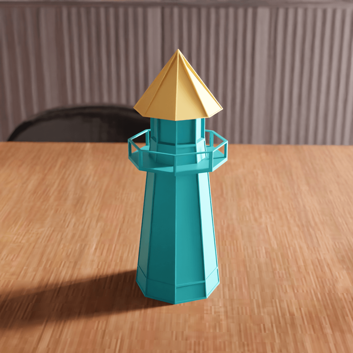 Modular Lighthouse Decorative Desk Toy 3d model