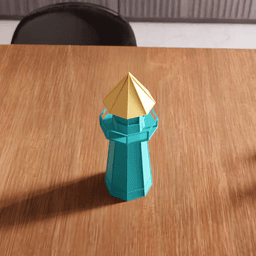 Modular Lighthouse Decorative Desk Toy 3d model