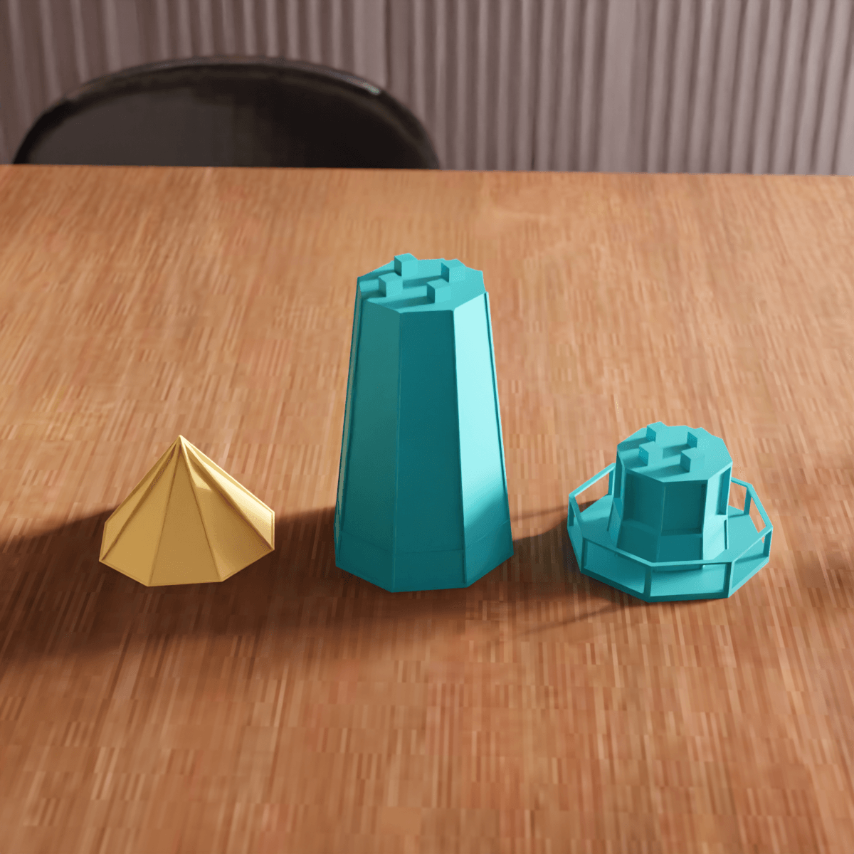 Modular Lighthouse Decorative Desk Toy 3d model