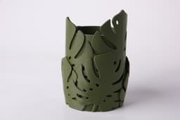 Monstera Leaf Tropical Desk Organizer 3d model
