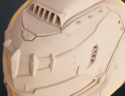 Doom The Dark Ages Doomslayer Helmet 3d model