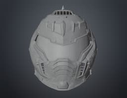 Doom The Dark Ages Doomslayer Helmet 3d model