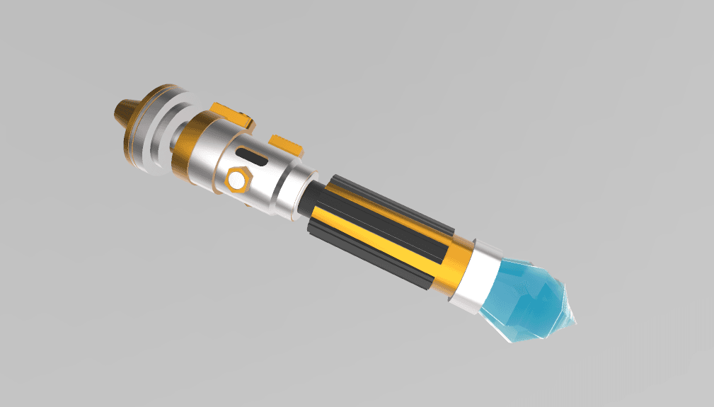 Jedi Battlelord's Lightsaber SWTOR 3d model