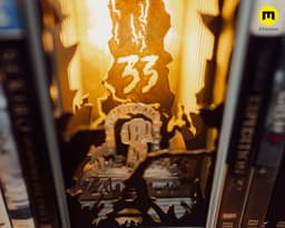 Expedition 33 Glowing Monolith Book Nook 3d model