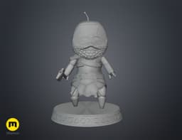 GoW_figures_joined_with_boat_3Demon.stl 3d model