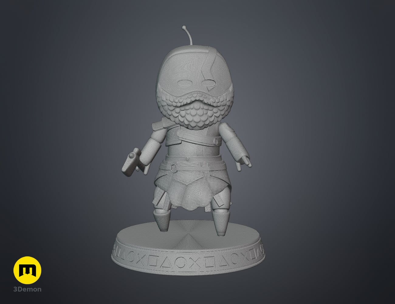 GoW_figures_joined_with_boat_3Demon.stl 3d model