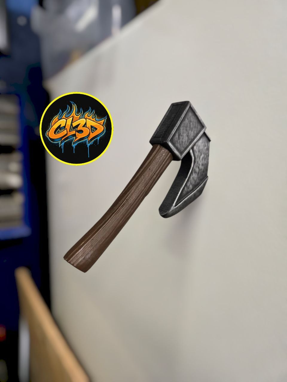 Rusty Axe Fridge Magnet 3d model