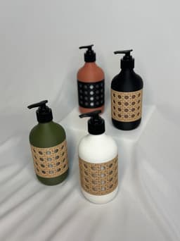 Rattan Soap Bottle 3d model