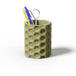 HEX Collection - Desk Organizer Set 3d model